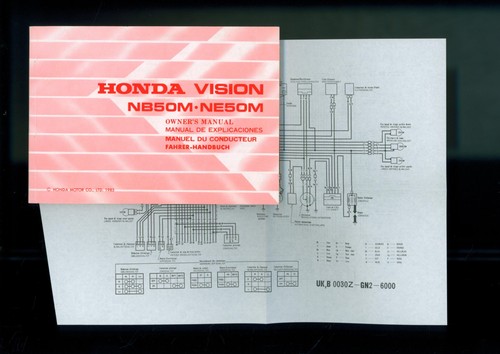 Honda vision owners manual - vision,